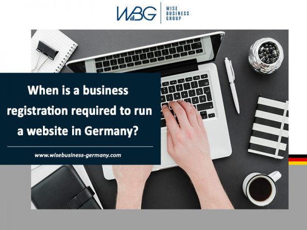 business registration for website in Germany