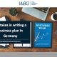 Mistakes in writing a business plan in Germany