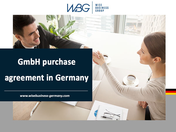 GmbH purchase agreement in Germany
