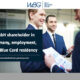 GmbH shareholder in Germany, employment, and Blue Card residency